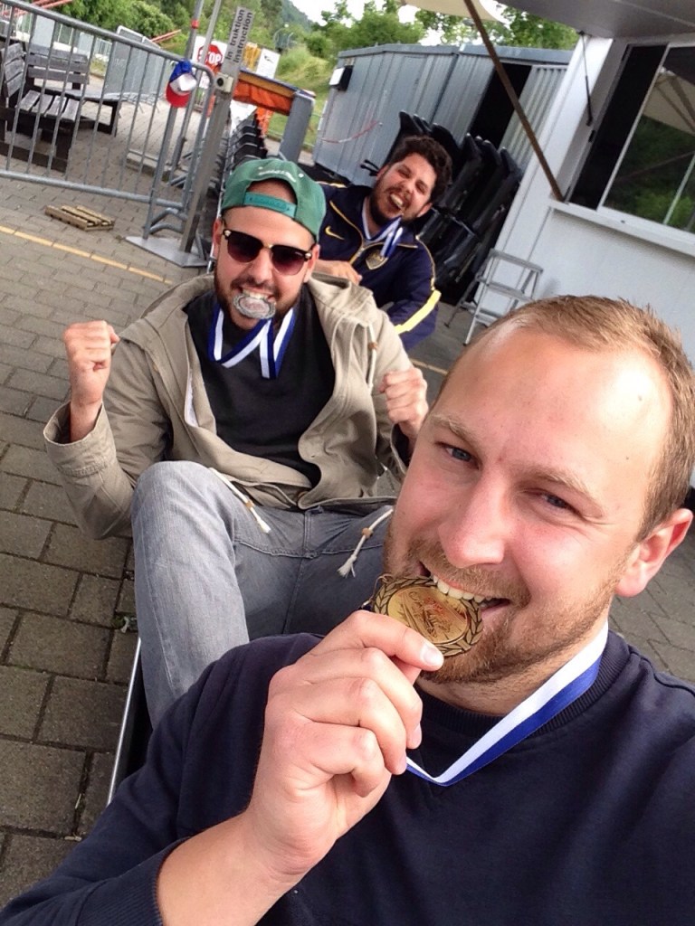 verdientes Sieger-Trio 